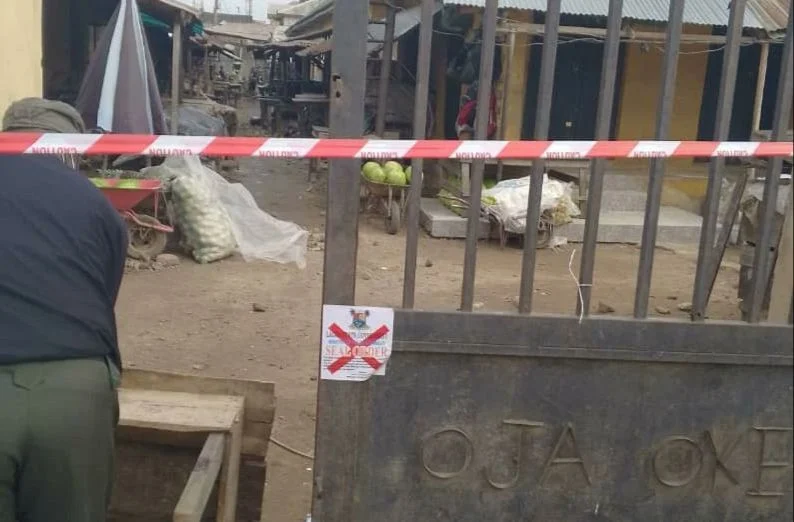 Idera market sealed off over ‘environmental pollution’