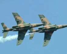 NAF Airstrikes kill scores of terrorists in Borno