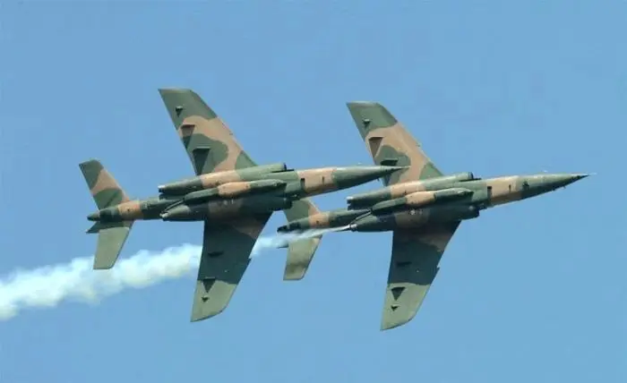 NAF Airstrikes kill scores of terrorists in Borno