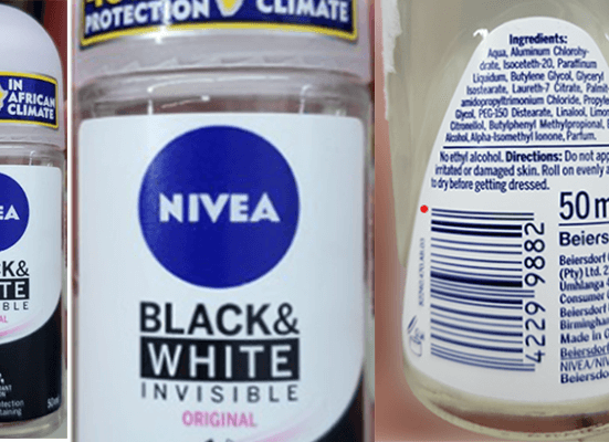 NAFDAC Warns Public on Hazardous Nivea Deodorant Recall