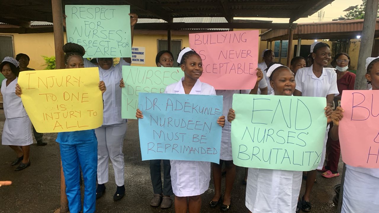 Ogun State Nurses Protest Colleague’s Assault by Doctor