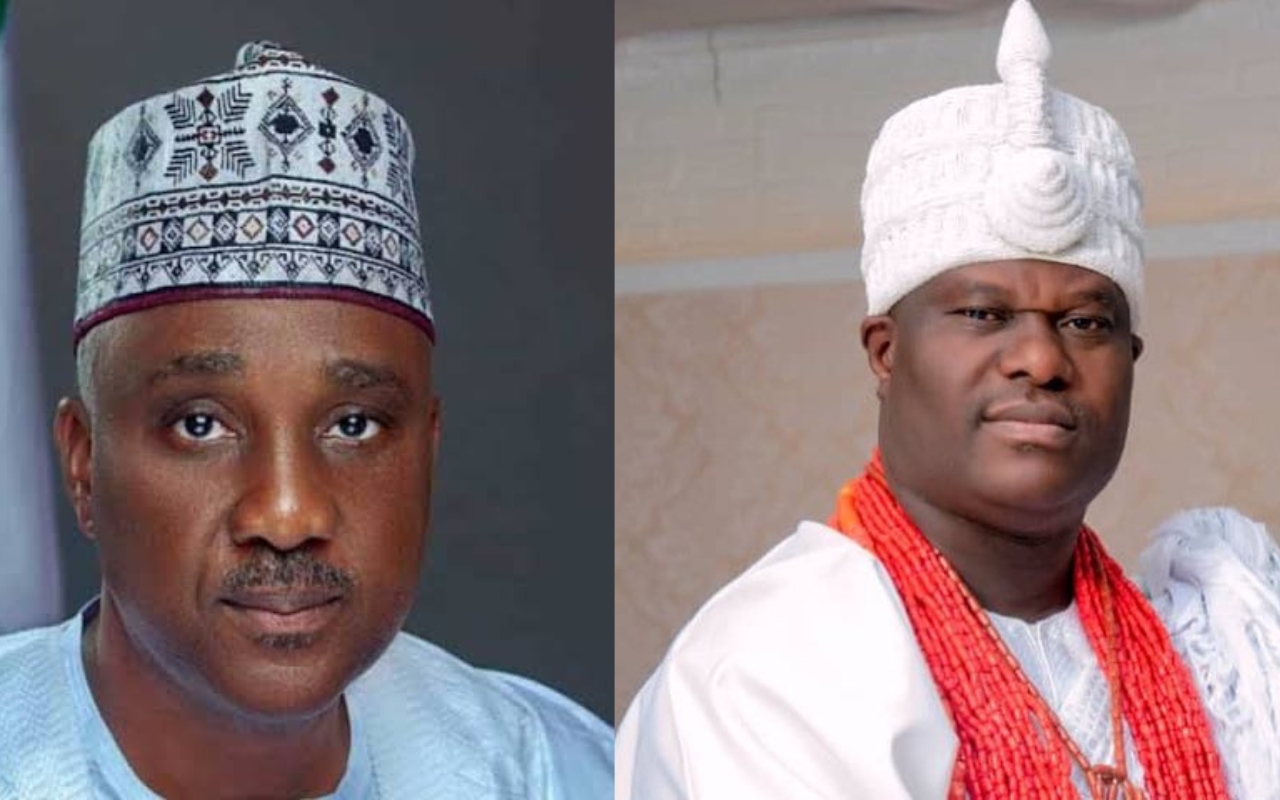 Speaker Abbas greets Ooni Ogunwusi at 50