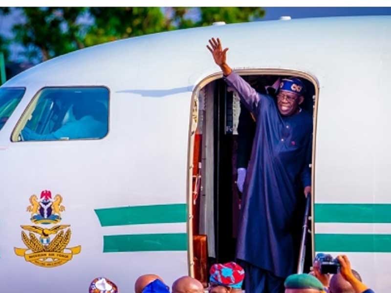 President Bola Tinubu Off to UK on a two-week annual leave