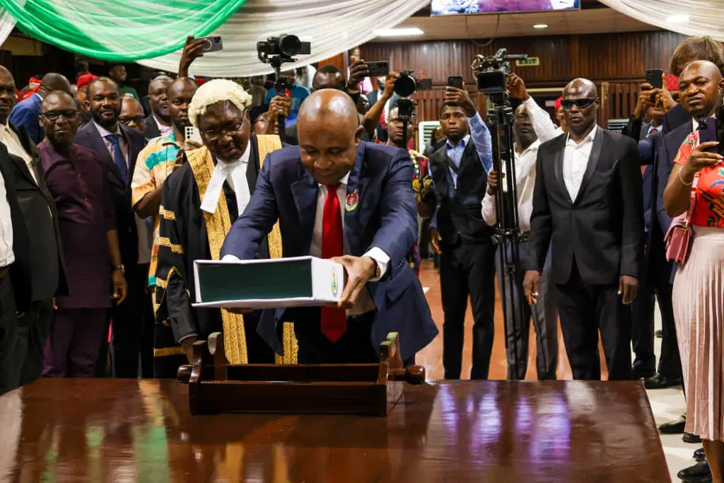 Enugu State Governor Peter Mbah Proposes Record N971bn Budget for 2025