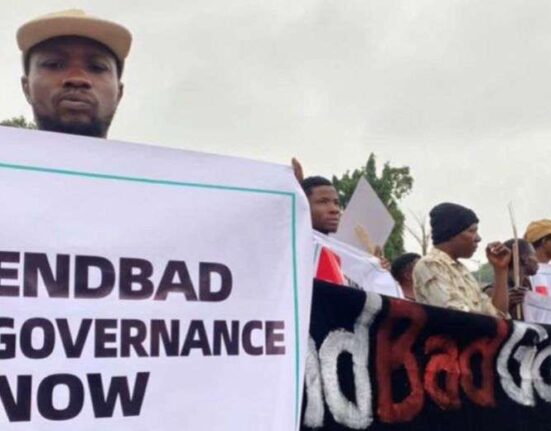 Lagos Protesters Demand release of End-Bad-Governance Comrades