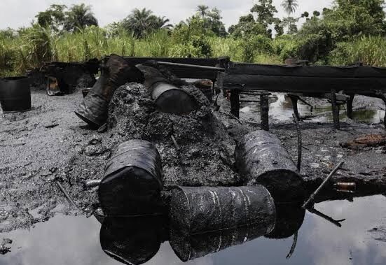 NSCDC Uncovers Suspected Illegal Refinery in Ebonyi