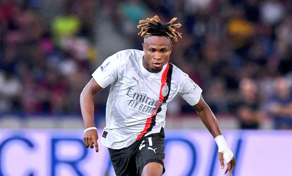 Chukwueze Out for One Month After Injury in AC Milan-Roma Clash