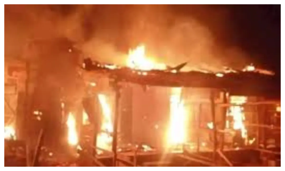 Fire Destroys Goods Worth Millions at Alaba Rago Market in Lagos