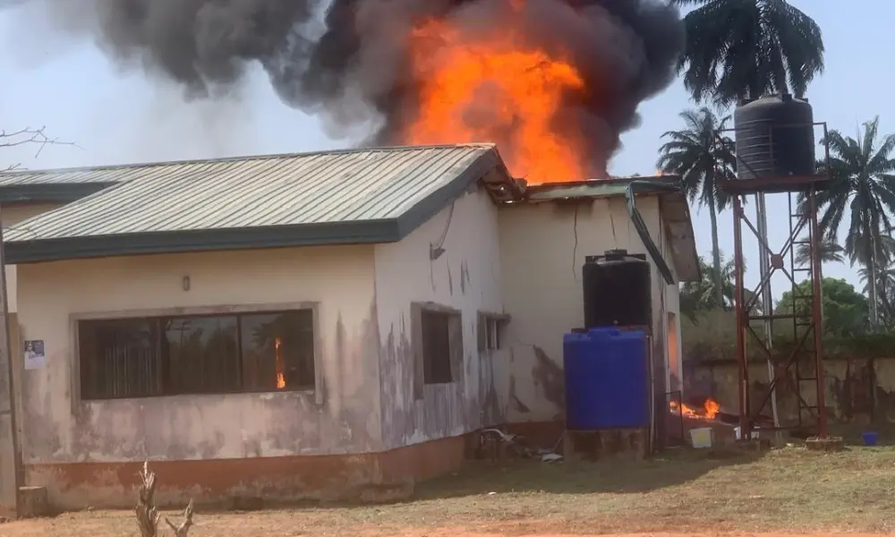 Fire Incident at INEC Office in Delta State Destroys Vital Election Materials