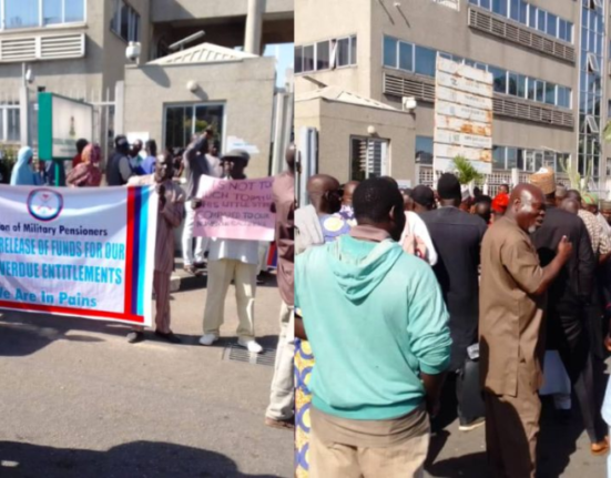 Military Pensioners Protest Non-Payment of Salary Increment in Abuja