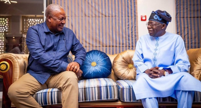 President Tinubu Congratulates Ghana's Mahama on Election Victory