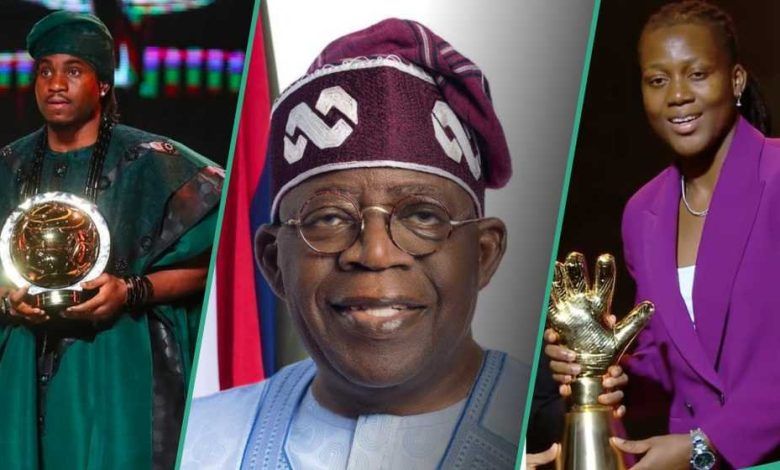 President Tinubu Congratulates Lookman, Nnadozie on CAF Awards