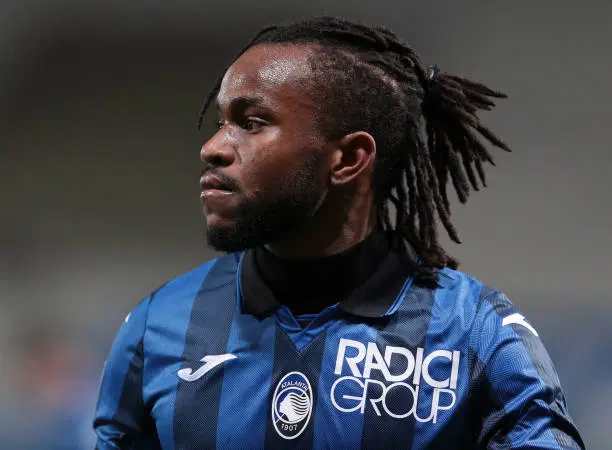 Ademola Lookman Out of Atalanta's Champions League Match Against Barcelona