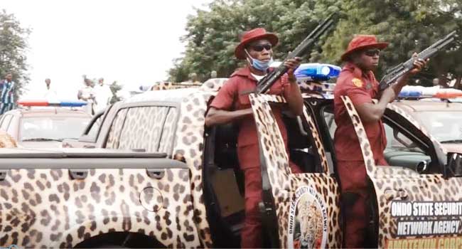 Amotekun Corps Parades 21 Suspects in Ondo State