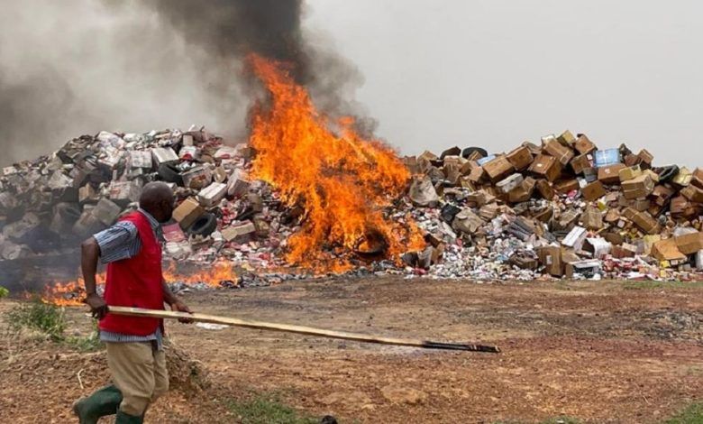 NAFDAC Destroys ₦1.3bn Worth of Fake and Expired Goods in Abuja