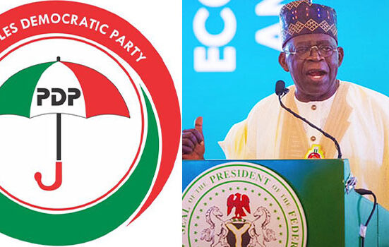 PDP Criticises President Tinubu’s New Year Address as ‘Out of Touch’