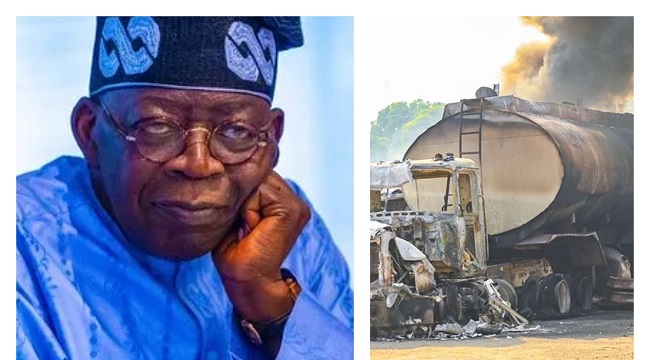 President Tinubu Calls for Caution After Fuel Tanker Tragedy