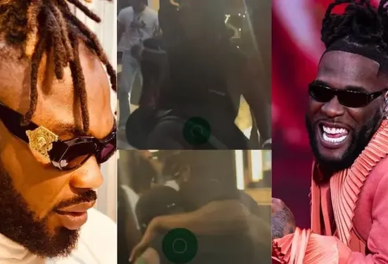 Slimcase criticised for bowing to greet Burna Boy in viral video