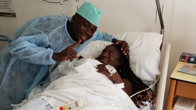 Super Eagles winger, Simon, wife welcome first son