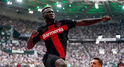 Boniface Nets Extra-Time Winner as Leverkusen Beat Cologne 3-2