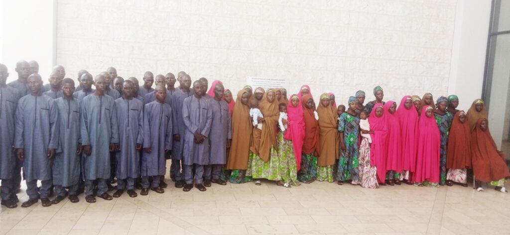 NSA Hands Over 59 Rescued Kidnap Victims to Kaduna Governmenta