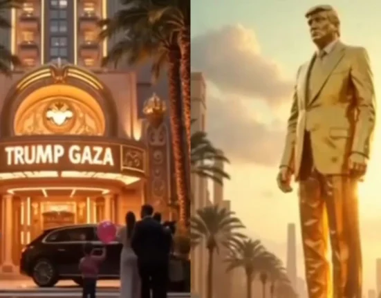 Trump Shares AI-Generated Video Depicting Vision for Gaza