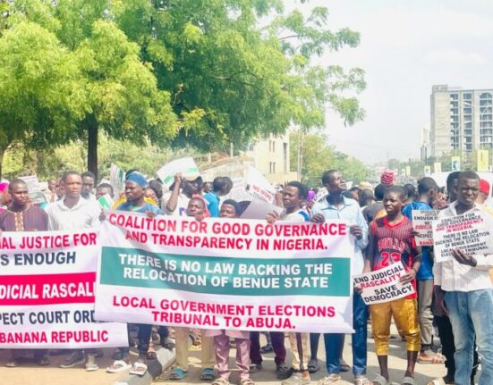 Protesters Condemn Relocation of Benue Election Tribunal to Abuja