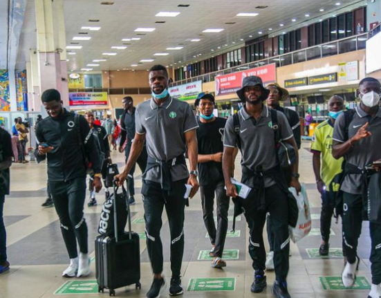 Super Eagles arrive in Kigali ahead of crucial World Cup qualifier