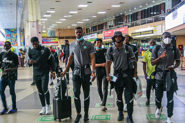 Super Eagles arrive in Kigali ahead of crucial World Cup qualifier