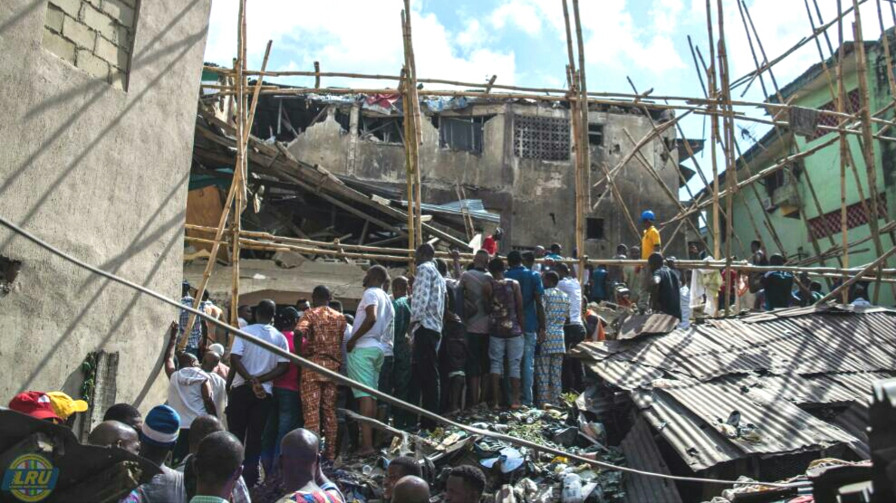 Two Dead, 14 Rescued as Building Collapses in Lagos