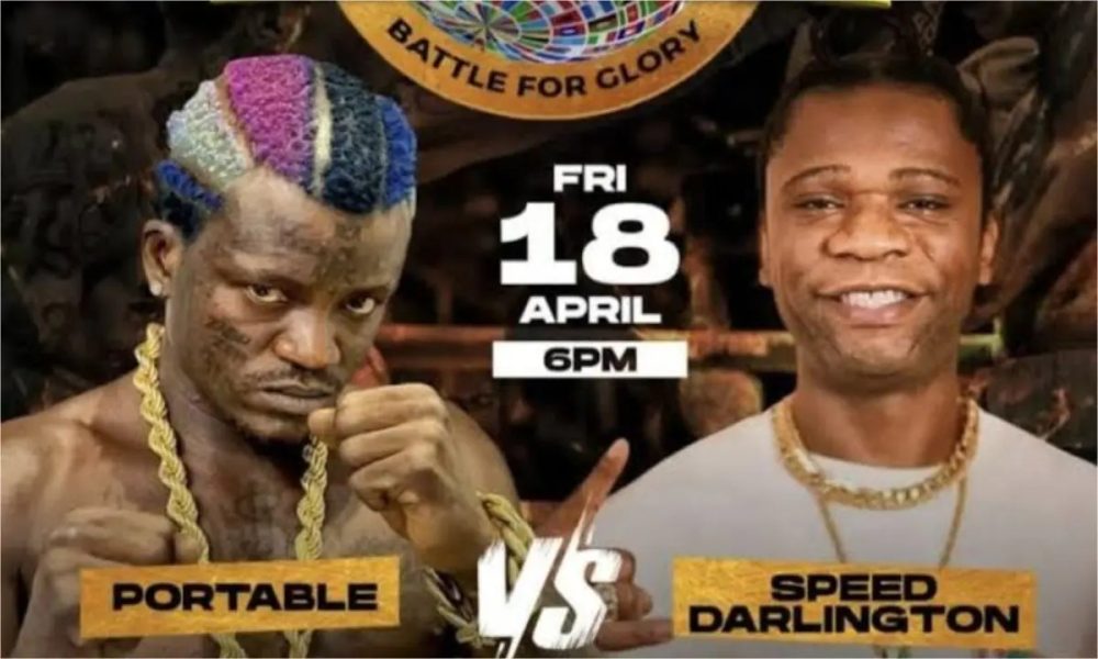 Speed Darlington and Portable Set for Celebrity Boxing Showdown in Lagos