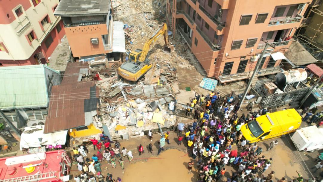Building Collapse Sparks Panic in Mushin