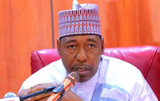 Gov. Zulum Bans Alcohol Sale, Accuses Security Personnel of Aiding Crime in Borno