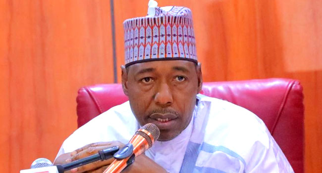 Gov. Zulum Bans Alcohol Sale, Accuses Security Personnel of Aiding Crime in Borno