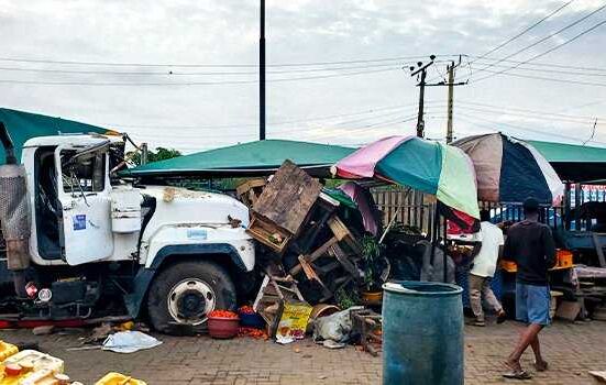 One Killed, Others Injured as Truck Crashes into Isheri Market