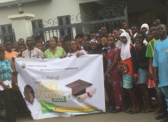 Agboyi-Ketu Chair Offers 300 Free GCE Forms to Youths