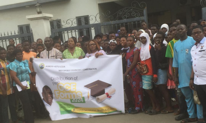 Agboyi-Ketu Chair Offers 300 Free GCE Forms to Youths