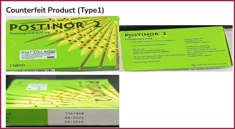 NAFDAC Warns Nigerians Over Fake Postinor-2 Pills