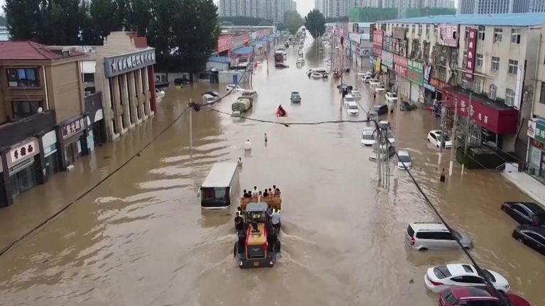 Ten People Dead, 33 Missing in China Floods