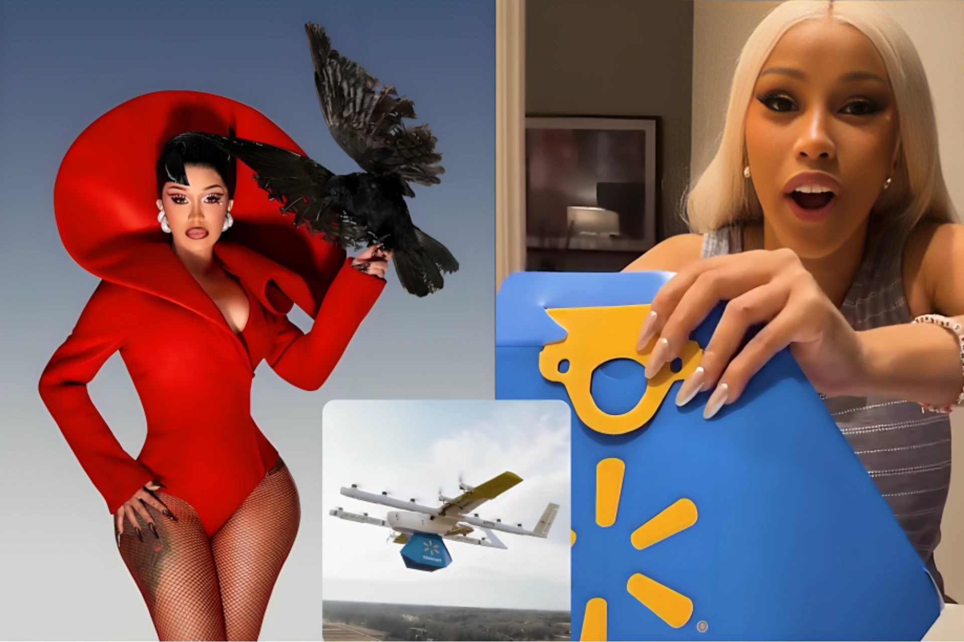 Cardi B Breaks Drone Delivery World Record with Album Launch