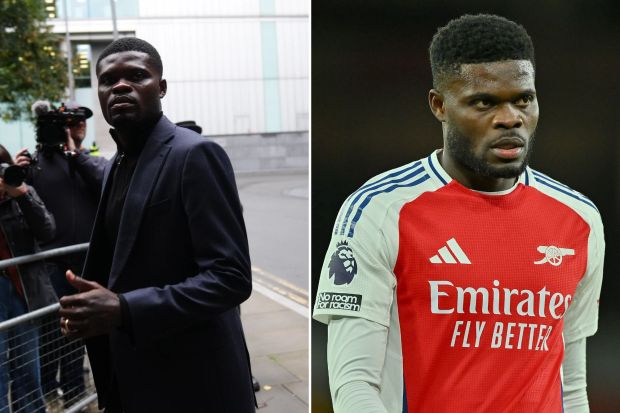 Ghana footballer Thomas Partey pleads not guilty to rape charges in London