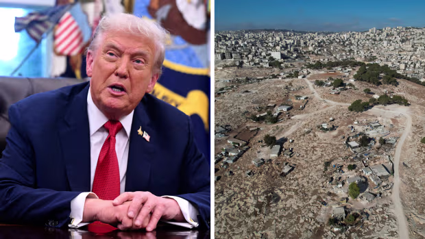 President Trump opposes Israeli annexation of West Bank