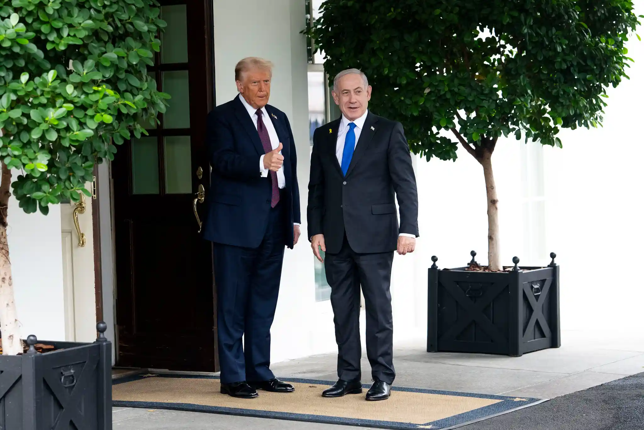 Trump Meets Netanyahu in Washington to Push Gaza War Plan
