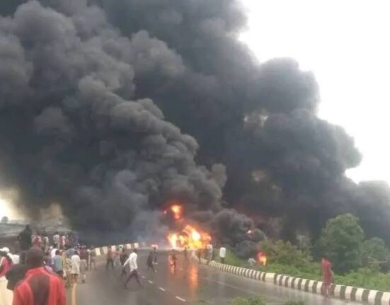 Twelve People Killed as Gas Tanker Collides With Bus in Imo