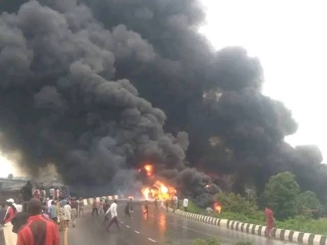 Twelve People Killed as Gas Tanker Collides With Bus in Imo