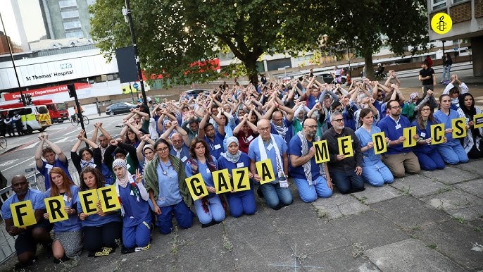 British Medics Decry ‘Targeting of Healthcare’ in Gaza as Protests Intensify