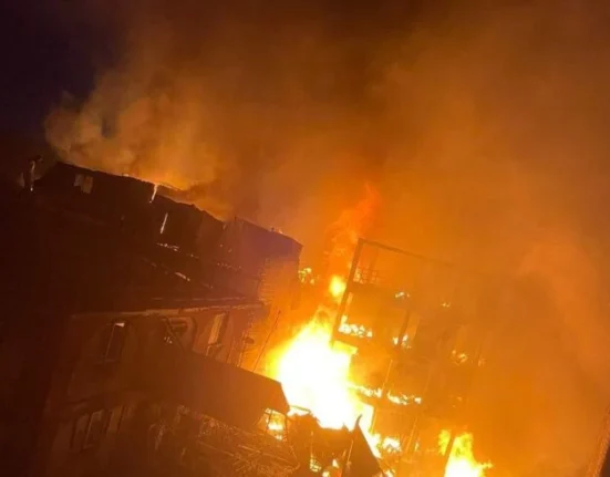 Fire Razes Section Of Alaba International Market In Lagos