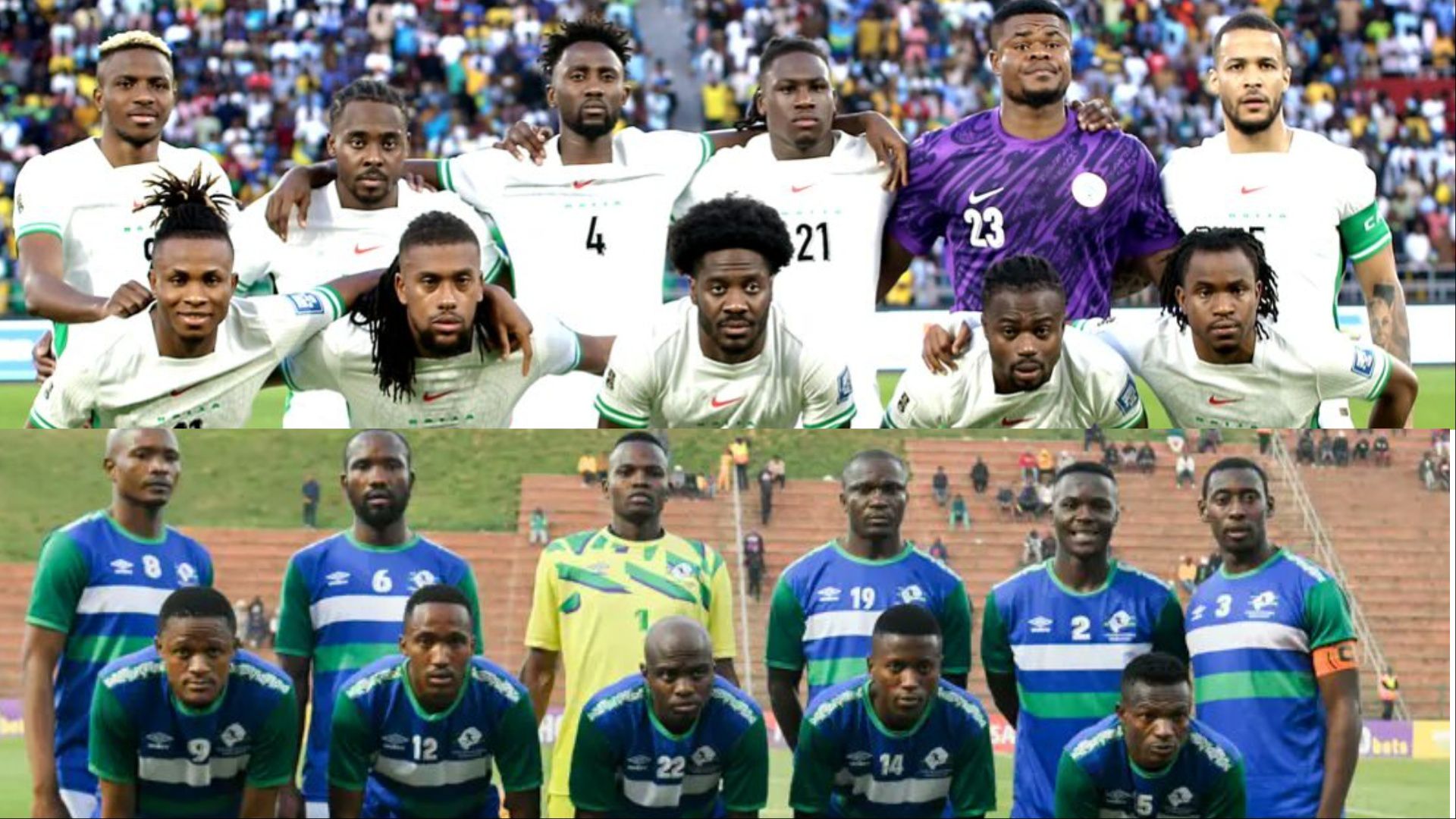 Nigeria, Lesotho Clash in Crucial World Cup Qualifier