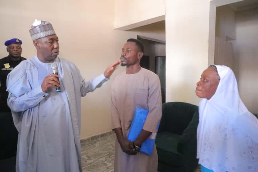 Zulum Rewards Long-serving Anambra Health Worker with House and Job Offer for Son