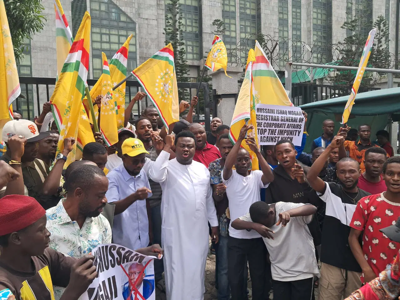 Youth Council Stages Protest over Deregistration by CAC